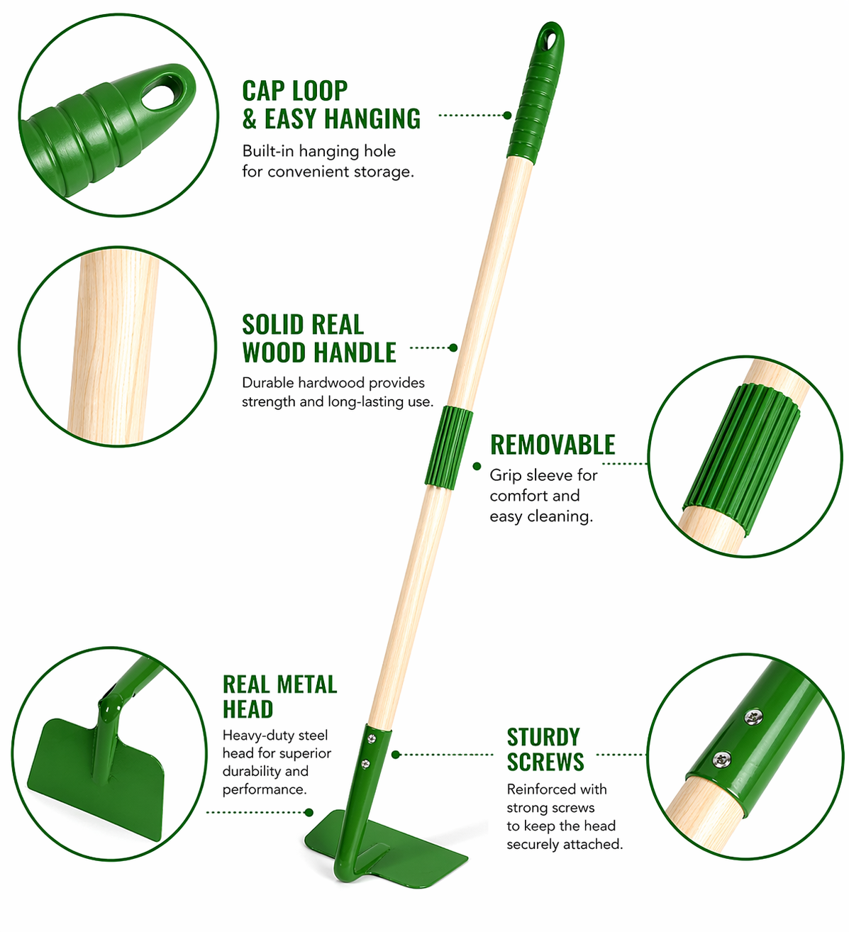 Kids Gardening Tools Set (7-Piece) – Toy Garden Kit for Toddlers Ages 3+