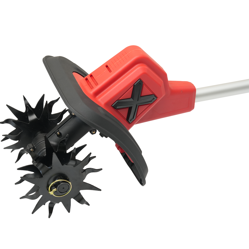 Cordless Electric Garden Tiller (20V) – 9" Width, 7" Depth, 48 Steel Tines